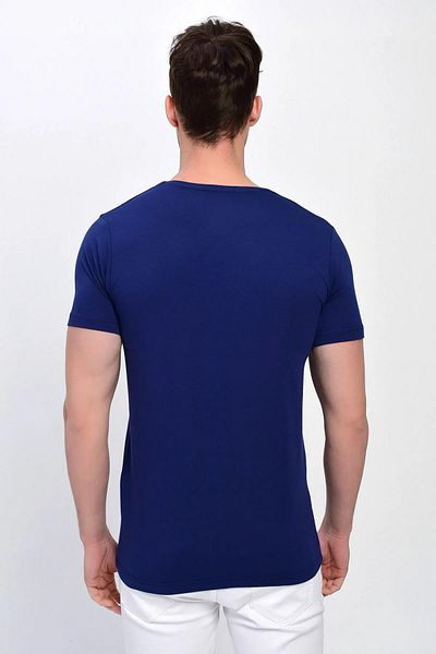 DYNAMO Tricou bărbătesc cu decolteu în V