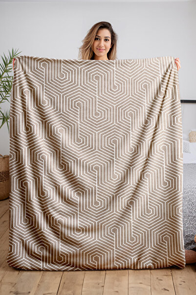 Homefesto Printed Fleece Cream Blanket TV Blanket Machine Washable Blanket Blanket018