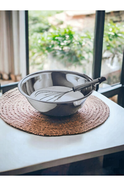AHİR TİCARET Stainless Steel Mixer Mixing Bowl 3 Liters