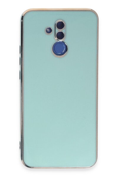 AQUA AKSESUAR Huawei Mate 20 Lite Uyumlu Parlak Altın Kenarlı Kamera Korumalı...