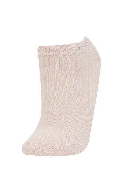 DeFacto Girl's 3-Piece Cotton Booties Socks C2946a8ns