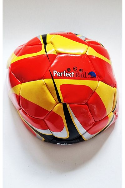Mahi Max Pvc Soccer Ball - Color Patterned, Airlessly Non-inflation, 1 Piece