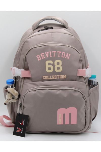 Bevitton Special Water Repellent Fabric Mink-Powder School Backpack 34500