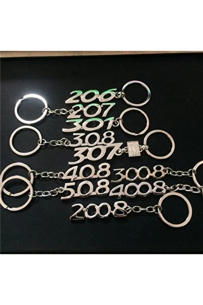 AYCANSTORE Breloc compatibil cu vehiculele Peugeot 301 Breloc cromat inoxidabil