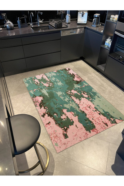 Rugs Modern Halı Pastel Painted Pink Green Modern Decorative Carpet Miravip471