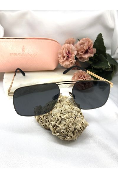 Di Caprio Gamo Rectangle Brown Women's Sunglasses