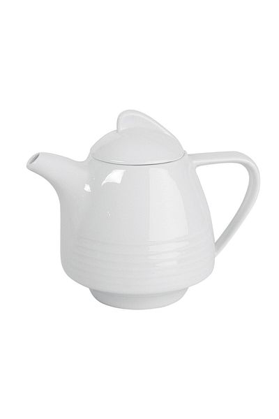 ASTERA Porland 570cc Coffee Pot White Teapot with Lid