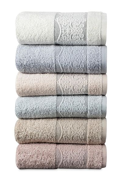 Pupilla Collection Hilton 100% Cotton 50*90 6-Piece Face Towel - Assortment