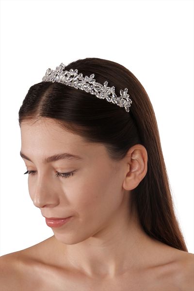 Hayalperest boncuk Bright Zircon Bridal Crown for a Shiny Look Special Wedding Henna Crown for Women