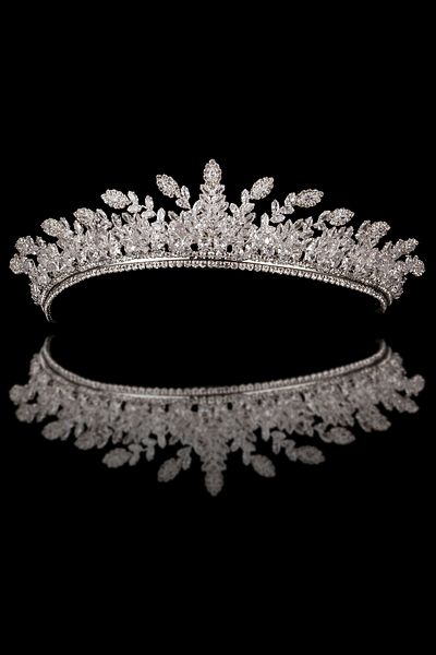 Hayalperest boncuk Zircon Bridal Crown Lighting Your Wedding Night Zircon Crown for Brides