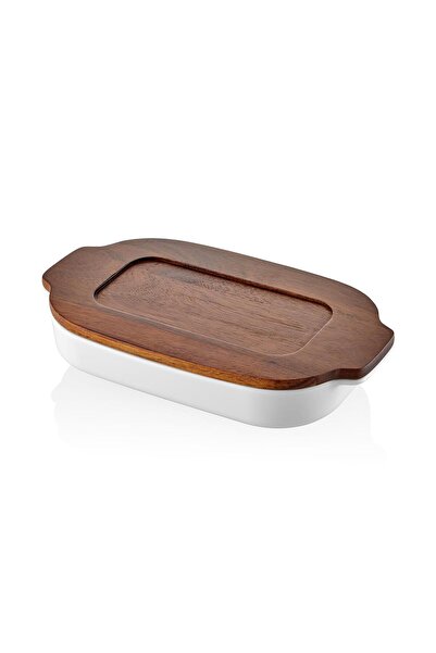 The Mia Woody Oven Dish with Lid 36x22 cm