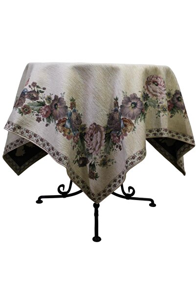 Believe مفرش طاولة كيناي - 140*140 كريمي شانيل