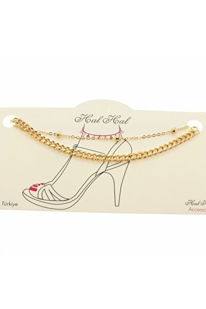 Everglow Jewelry Altın Renk Top Ve Cadena Zincir Halhal