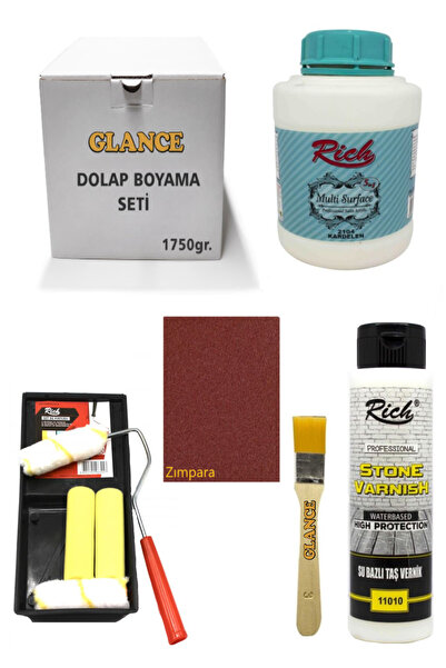 GLANCE Rich Multi Surface Kardelen 1750 Gr Dolap Boyama Fayans Boyama Mutfak ...