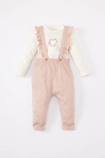DeFacto Baby Girl Pink Jumpsuit - B9481a5/pn56