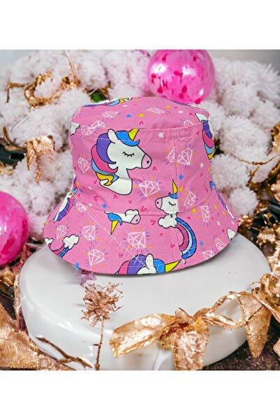 Shopiolog Παιδί για κορίτσια Unicorn Pony Fisherman Bucket Καπέλο ηλίου Ταξίδ...