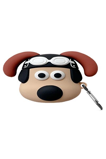 Microsonic AirPods Pro  Uyumlu Kılıf Cartoon Figürlü Silikon Crtn-Fgr-Plt-Dg