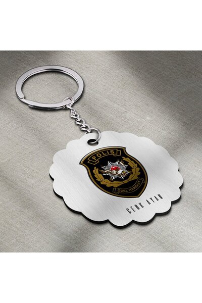Bk Gift Kişiye Özel Polis Özel Harekat Anahtarlık