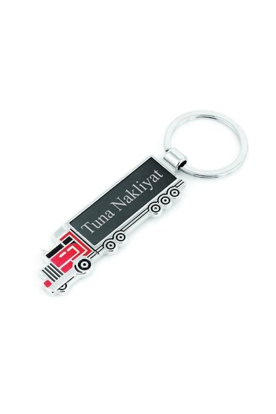 Bk Gift Kişiye Özel Tır Figürlü Metal Anahtarlık (Model 1089)