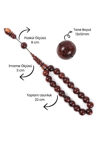 TESBİHCİBABA Iron Indian Tree Master Work Mascot Boy Efe Rosary