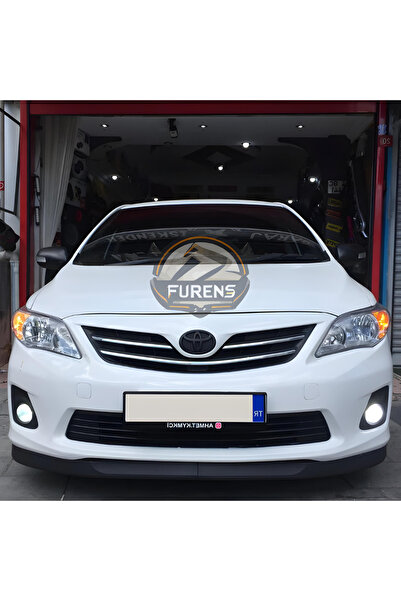 SHOOPLAA Toyota Corolla E140 2006-2012 Uyumlu H lip Esnek Ön Lip 2 Parça Karl...