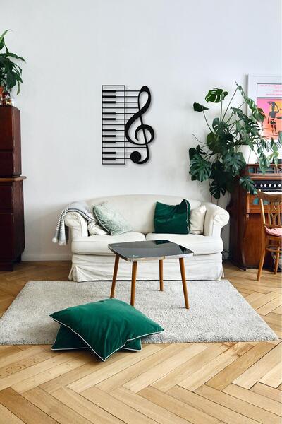 Doreline Doreart Musical Metal Duvar Tablosu, Ev Ofis Duvar Panosu