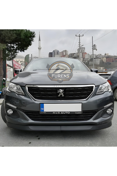 SHOOPLAA Peugeot 301 2012-2021 Uyumlu H lip Esnek Ön Lip 2 Parça Karlık Ön Ek...