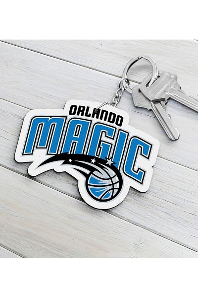 Bk Gift NBA Orlando Magic - Wooden Keychain