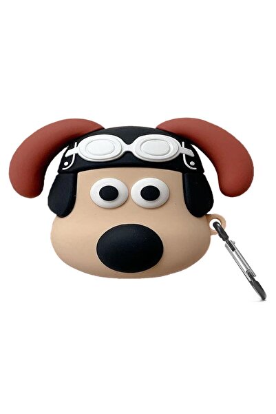 Microsonic AirPods 3. Nesil Uyumlu Kılıf Cartoon Figürlü Silikon Crtn-Fgr-Plt-Dg