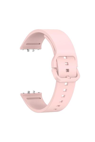 Microsonic Samsung Galaxy Fit 3 Kordon Silicone Sport Band Rose Gold