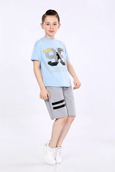MORNIO Set de 2 tricouri și pantaloni scurți pentru băiat Vf24kmr 5100506