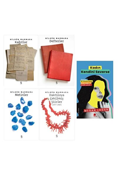 Everest Yayınları Nilgün Marmara 4 Kitap Set + Kadın Kendini Severse HEDİYE
