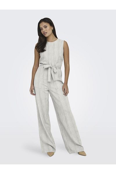 ONLY ONLCARO S/L BELT LINEN JUMPSUIT CC PNT