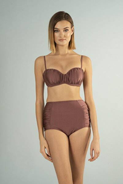 Estiva ESTİVA Straplez Çıkabilen Silikonlu Retro Bikini