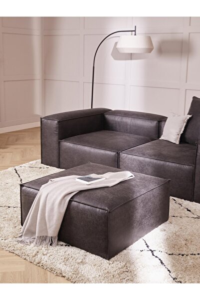 S Home Design Concept Frida Puf Modül Nubuk Kumaş