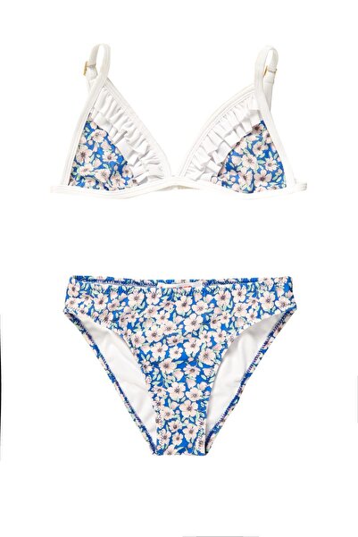 Argento Fırfırlı Kız Çocuk Bikini