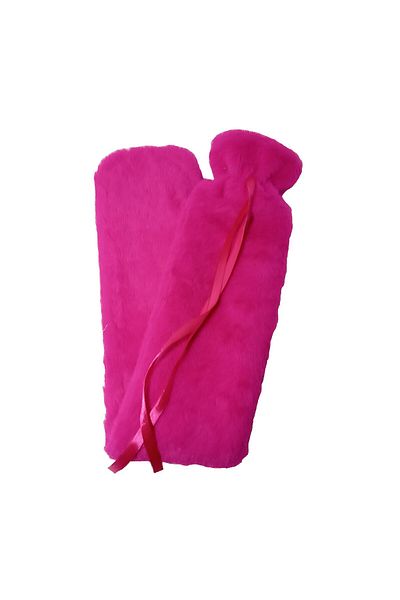 Sia HOT WATER BAG AND SHOULDER ICIN LONG PLUSH PINK 2LT THERMOFOR 75x13CM