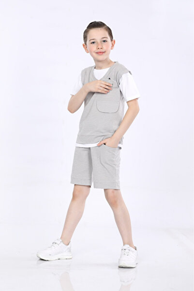 MORNIO Μπλουζάκι και σορτς για αγόρι διπλό κοστούμι Vf24kmr 5103536