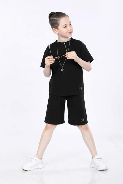 MORNIO Set de 2 tricouri și pantaloni scurți pentru băiat Vf24kmr 5104142