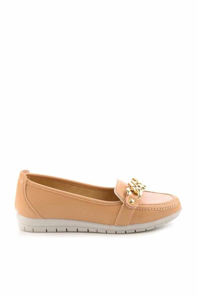 Bambi Camel Kadın Loafer Ayakkabı K01590046709