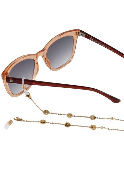 TUM TUM Steel Gold Exclusive Glasses Chain - Special Design Strap