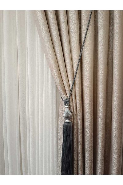 ZEDAYOR DECORATIVE FRINGED CURTAIN PENDANT (BROCHOOL, BROCHOOL)