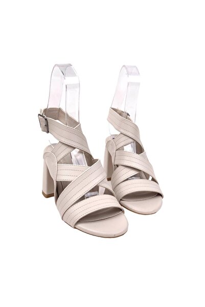 bescobel Women's Kopal Skin High Heel Sandals 8 Cm 105