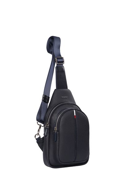 CENGİZ PAKEL Geantă unisex Cengiz Pakel - bleumarin/roșu 7208