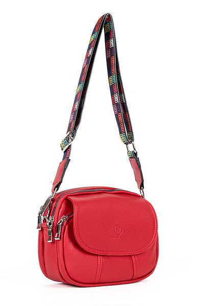HNB Vona Bags Red Shoulder Bag - Cross Strap, Mv028