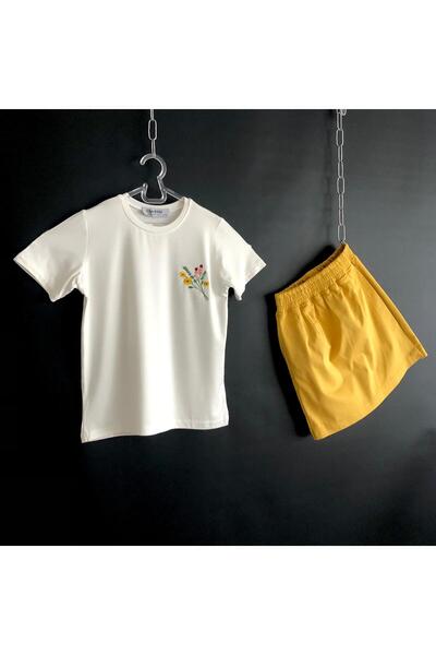 aynuraa Girl's Shorts and Skirt Set