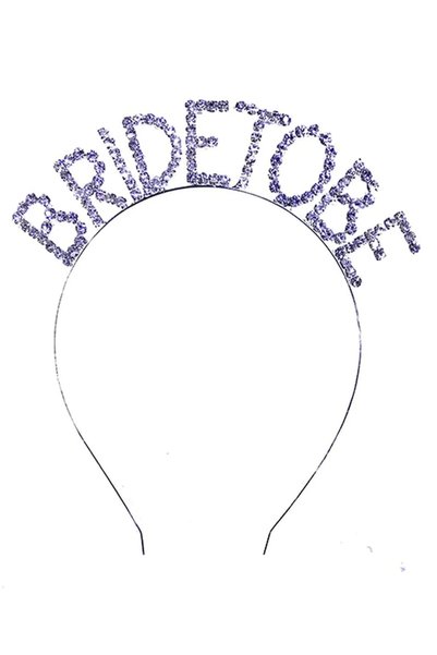party mix Bride To Be Taç Gümüş Renk Bekarlığa Veda Partisi Taç