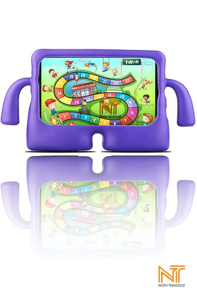 Nezih Case Apple Ipad Air 2 5th Generation 6th Generation 9.7'' Fun Children's Case with Stand Silicone Tablet Case
