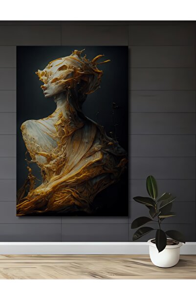 Teona Ahşap Ahşap Modern Dekoratif Soyut Estetik Heykel İllüstrasyon Kare Şek...