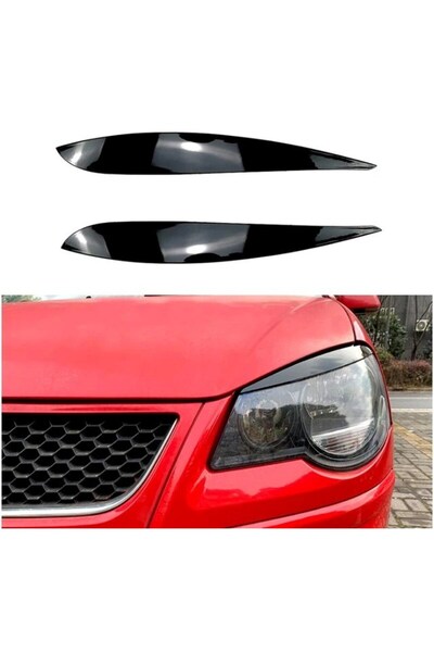 HYM TUNİNG VW POLO MK4 FAR KAŞI 2002 2009 UYUMLU  PARLAK SİYAH